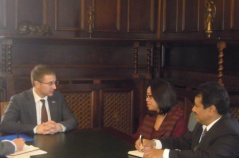 7. novembar 2012. Predsednik Narodne skupštine u razgovoru sa ambasadorom Indije u Srbiji